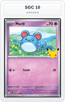 Graded - Marill — SGC 10 graded overlay