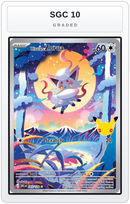Graded - Hisuian Zorua — SGC 10 graded overlay