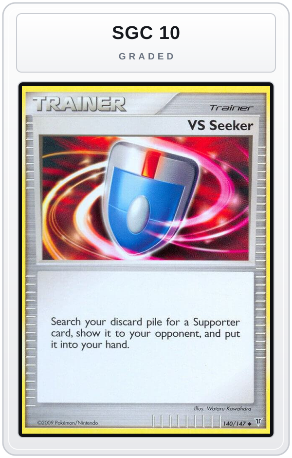 Graded - VS Seeker — SGC 10 graded overlay