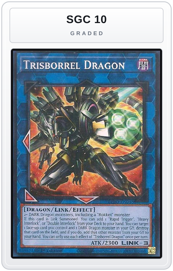 Graded - Trisborrel Dragon — SGC 10 graded overlay