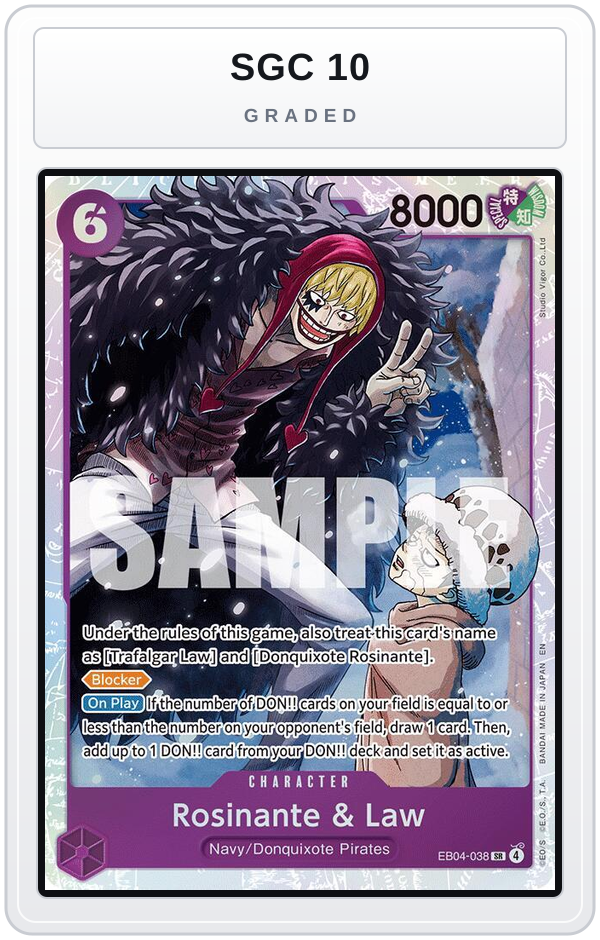 Graded - Rosinante & Law — SGC 10 graded overlay