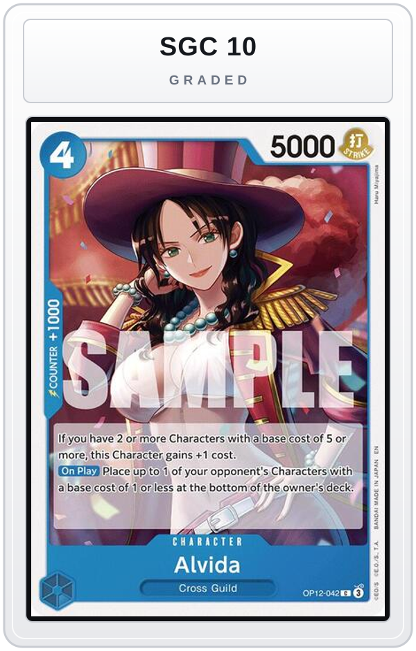 Graded - Alvida — SGC 10 graded overlay