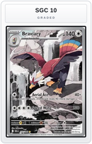 Graded - Braviary - 155/086 — SGC 10 graded overlay