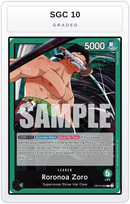 Graded - Roronoa Zoro (020) — SGC 10 graded overlay