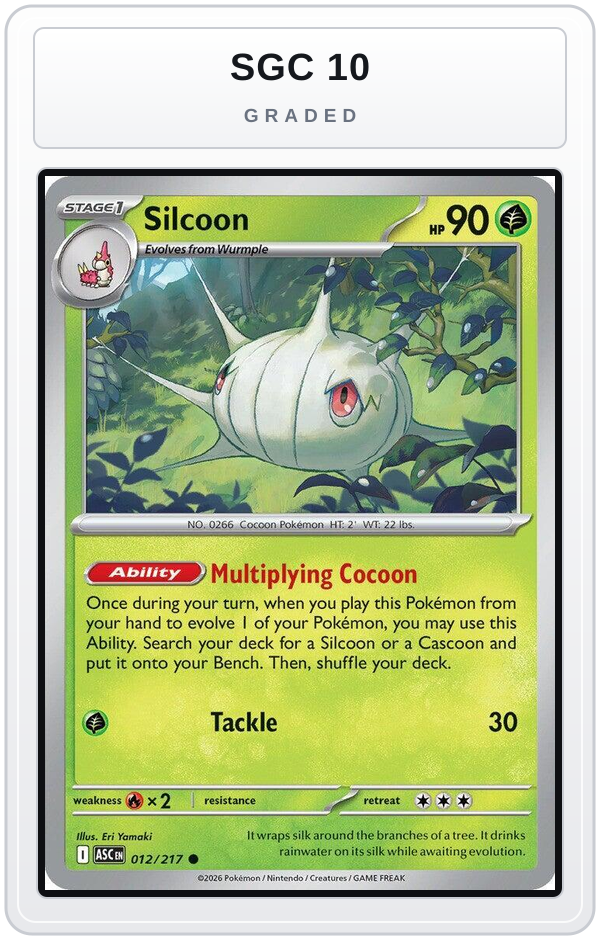 Graded - Silcoon — SGC 10 graded overlay