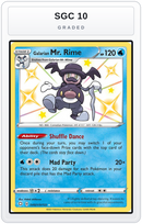 Graded - Galarian Mr. Rime — SGC 10 graded overlay