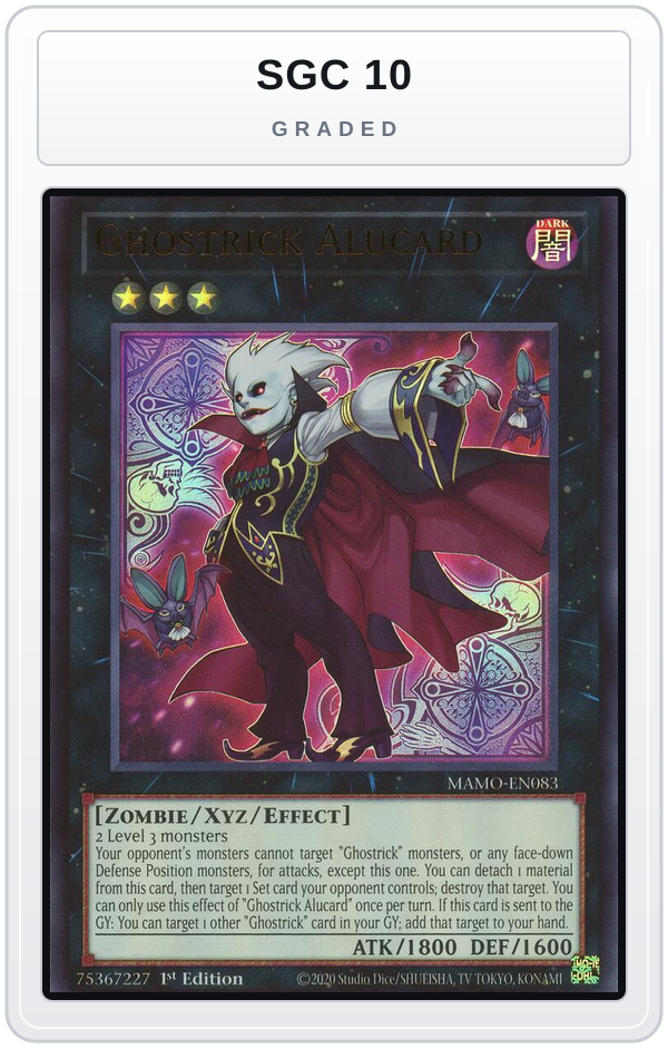 Graded - Ghostrick Alucard — SGC 10 graded overlay
