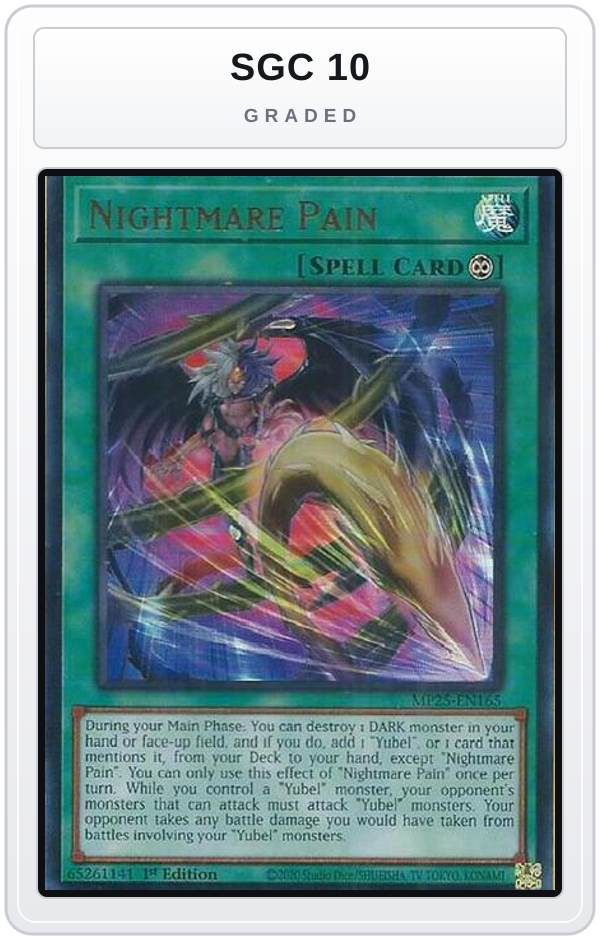 Graded - Nightmare Pain — SGC 10 graded overlay