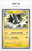 Graded - Luxray — SGC 10 graded overlay