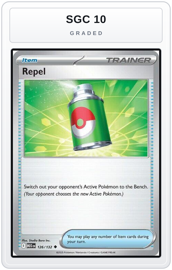 Graded - Repel — SGC 10 graded overlay