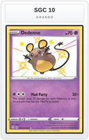 Graded - Dedenne — SGC 10 graded overlay