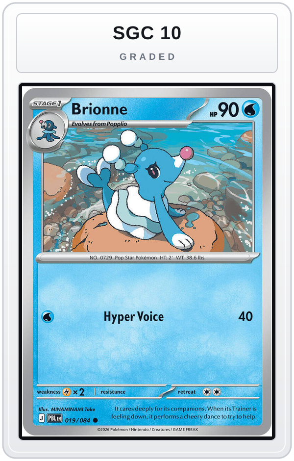 Graded - Brionne — SGC 10 graded overlay