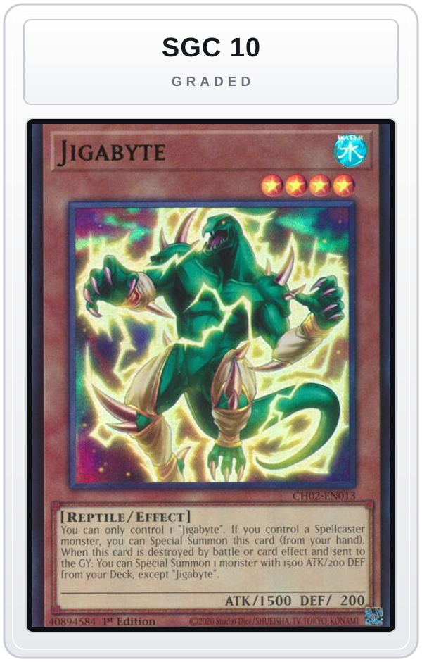 Graded - Jigabyte — SGC 10 graded overlay