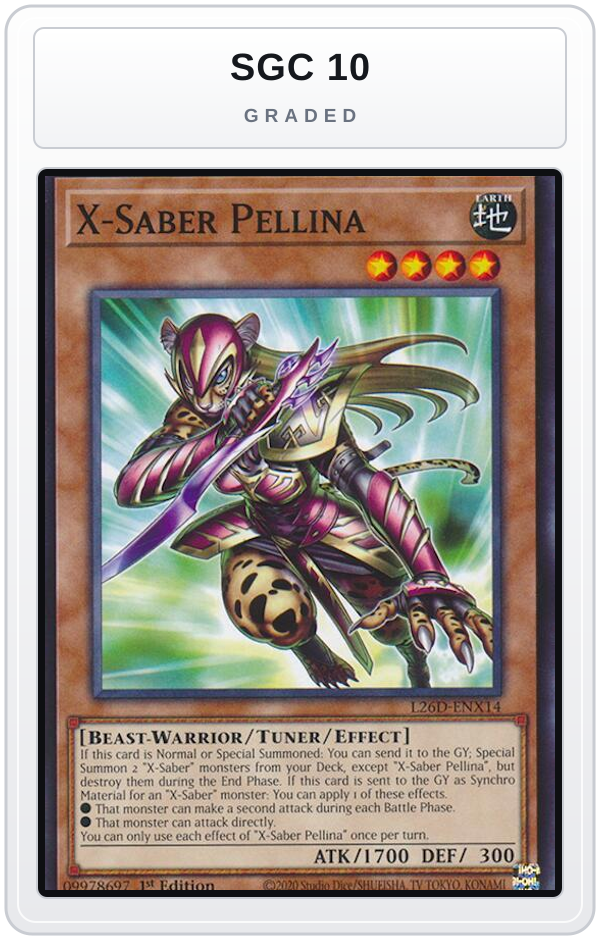 Graded - X-Saber Pellina — SGC 10 graded overlay