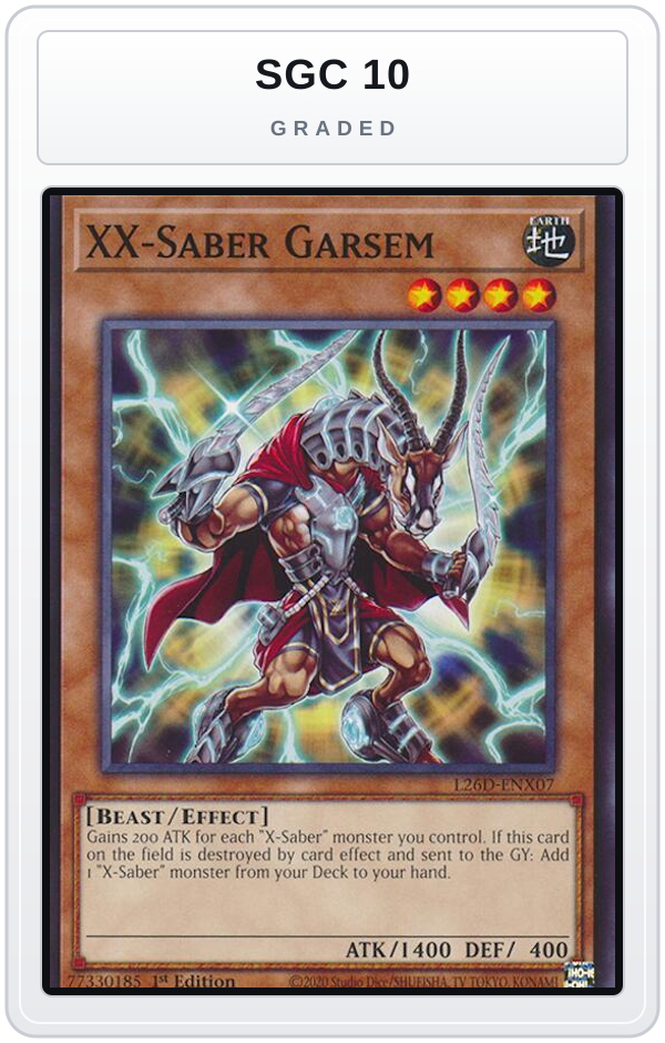 Graded - XX-Saber Garsem — SGC 10 graded overlay