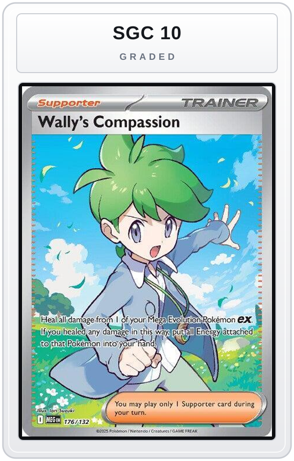 Graded - Wally's Compassion - 176/132 — SGC 10 graded overlay