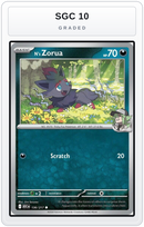 Graded - N's Zorua — SGC 10 graded overlay