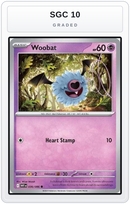 Graded - Woobat — SGC 10 graded overlay