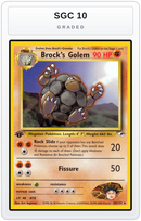 Graded - Brock's Golem — SGC 10 graded overlay