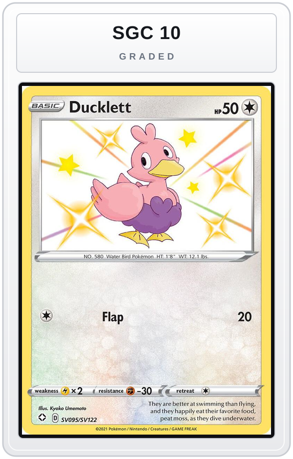 Graded - Ducklett — SGC 10 graded overlay