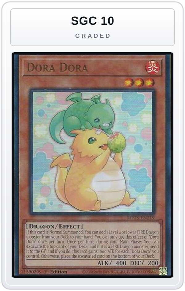Graded - Dora Dora — SGC 10 graded overlay