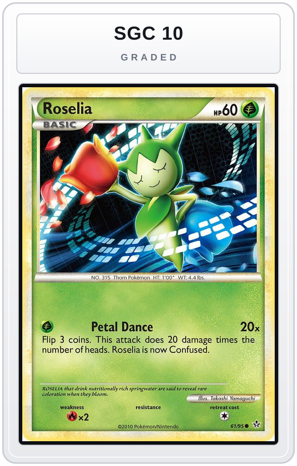 Graded - Roselia — SGC 10 graded overlay