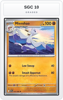 Graded - Mienshao — SGC 10 graded overlay