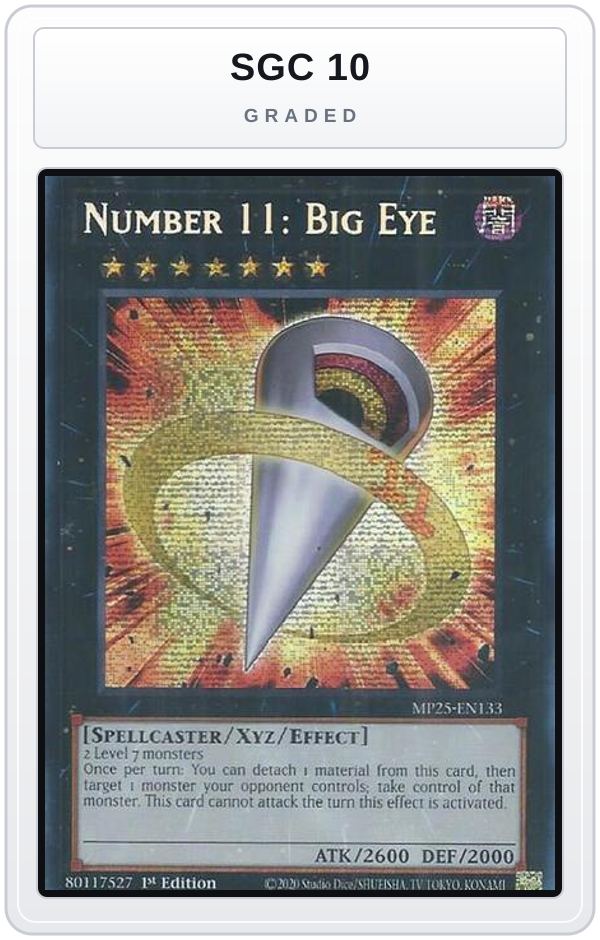 Graded - Number 11: Big Eye — SGC 10 graded overlay