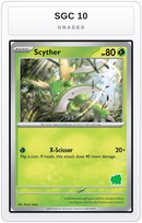 Graded - Scyther — SGC 10 graded overlay