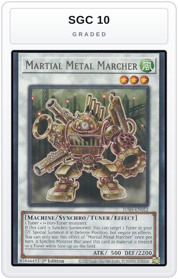 Graded - Martial Metal Marcher — SGC 10 graded overlay