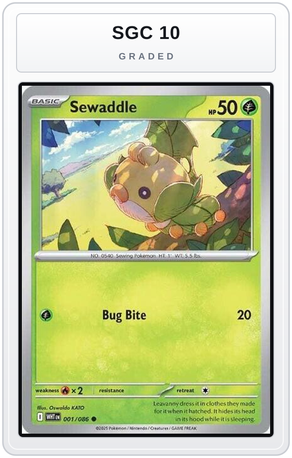 Graded - Sewaddle — SGC 10 graded overlay