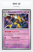 Graded - Alakazam — SGC 10 graded overlay