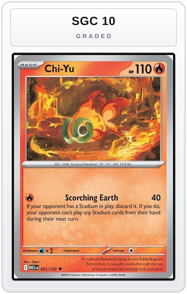 Graded - Chi-Yu — SGC 10 graded overlay