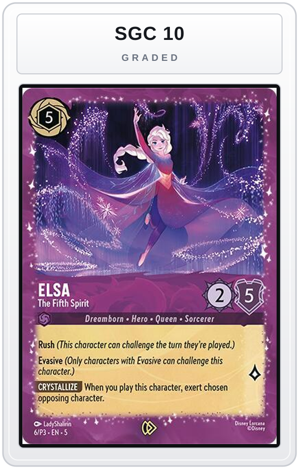 Graded - Elsa - The Fifth Spirit — SGC 10 graded overlay