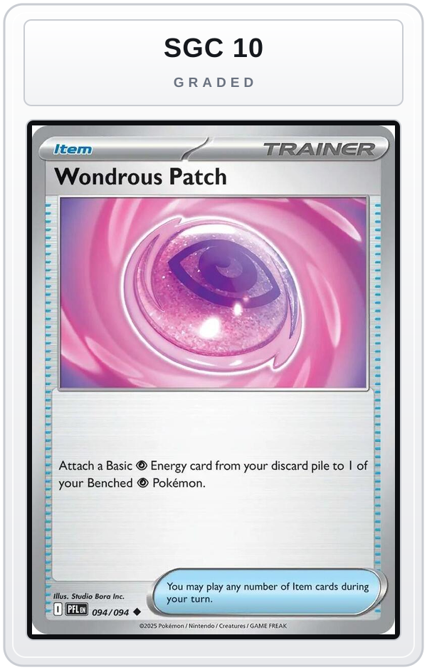 Graded - Wondrous Patch — SGC 10 graded overlay