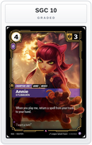 Graded - Annie, Stubborn — SGC 10 graded overlay