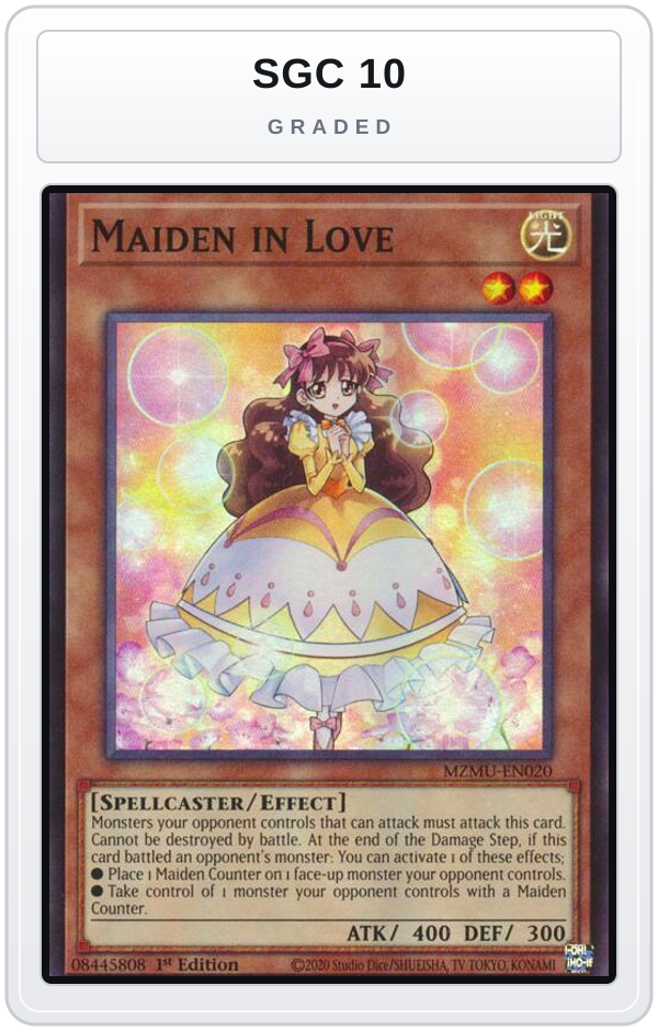 Graded - Maiden in Love — SGC 10 graded overlay