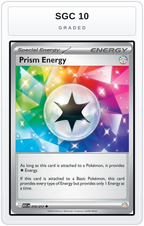 Graded - Prism Energy — SGC 10 graded overlay