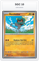 Graded - Marshadow - 080/132 — SGC 10 graded overlay