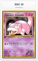 Graded - Sabrina's Slowpoke — SGC 10 graded overlay