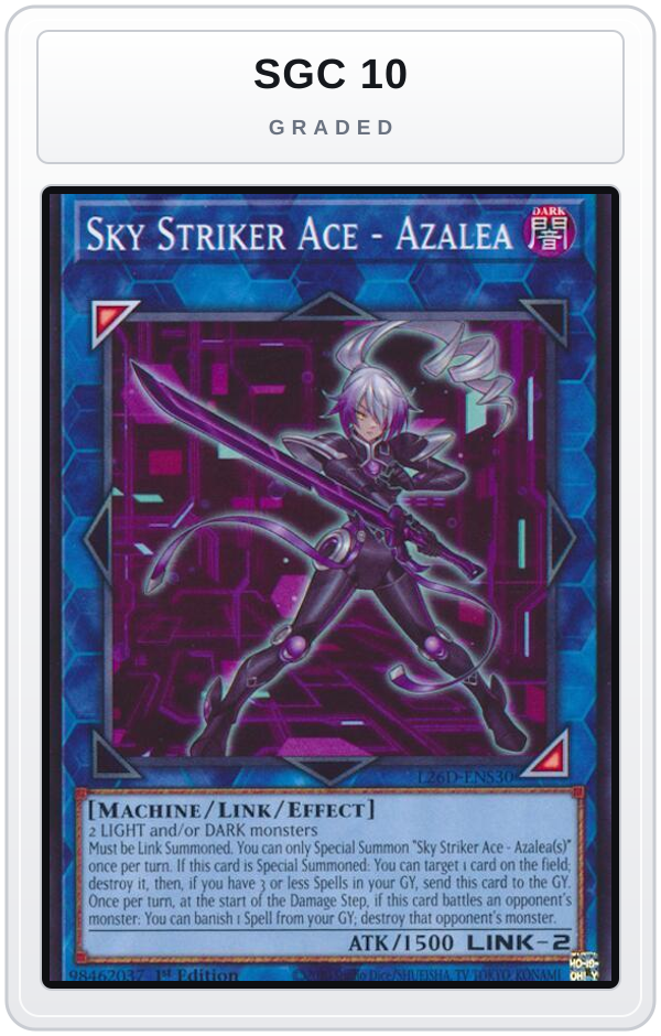 Graded - Sky Striker Ace - Azalea — SGC 10 graded overlay