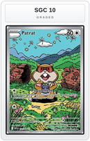 Graded - Patrat - 152/086 — SGC 10 graded overlay
