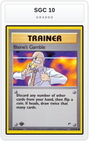 Graded - Blaine's Gamble — SGC 10 graded overlay