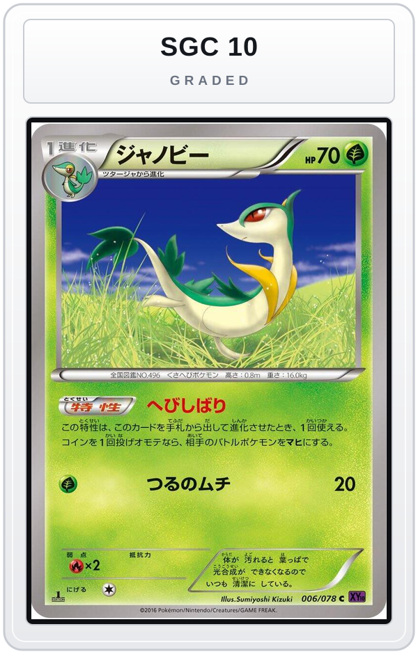 Graded - Servine — SGC 10 graded overlay