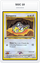 Graded - Dunsparce — SGC 10 graded overlay