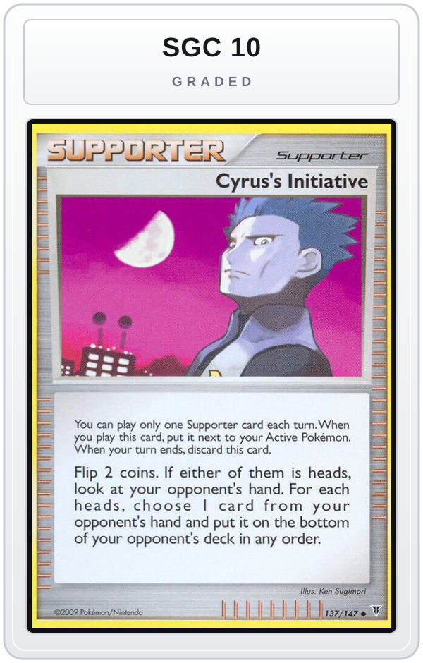 Graded - Cyrus's Initiative — SGC 10 graded overlay