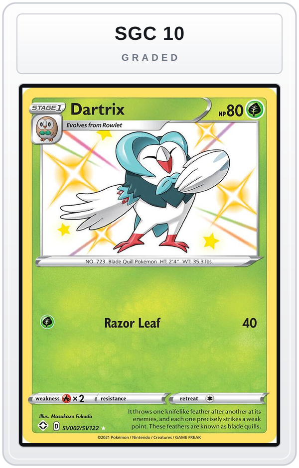 Graded - Dartrix — SGC 10 graded overlay