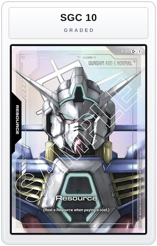 Graded - Resource (R-012) (C+) — SGC 10 graded overlay