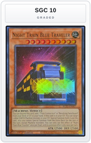 Graded - Night Train Blue Traveler — SGC 10 graded overlay