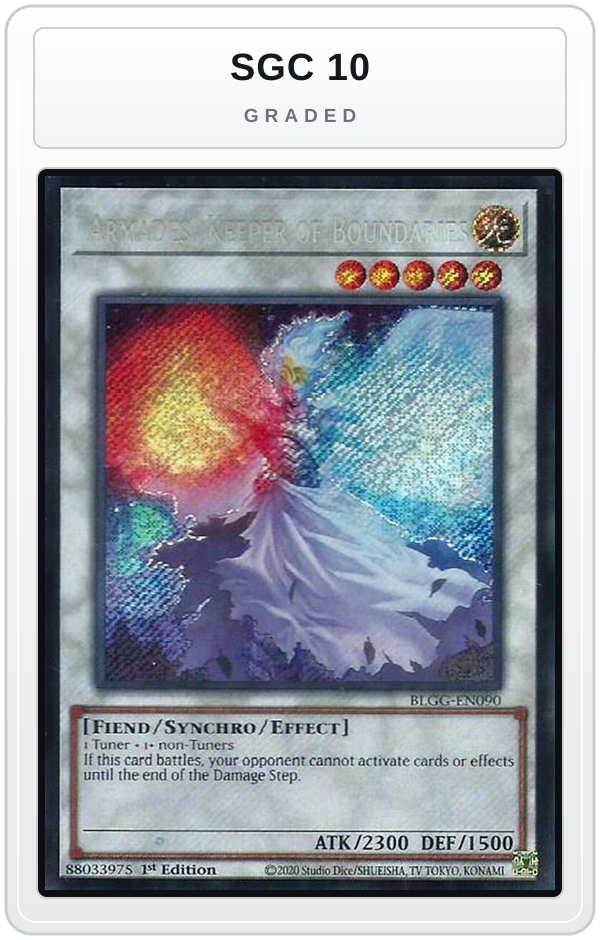 Graded - Armades, Keeper of Boundaries — SGC 10 graded overlay